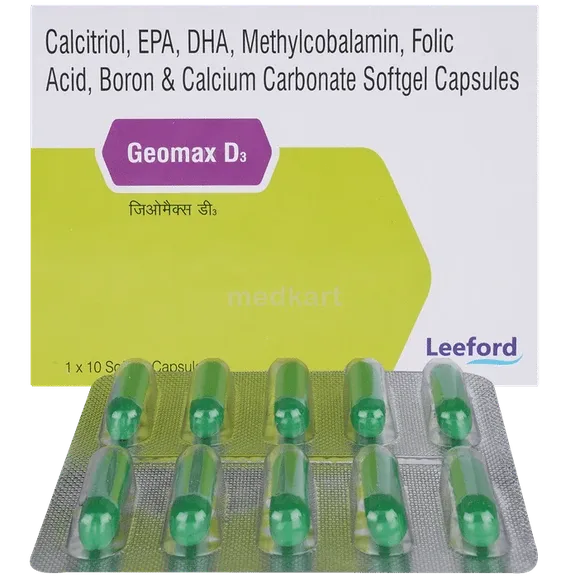 geomax d3 capsule 10's